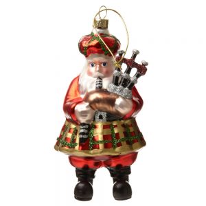 Santa with Bagpipes