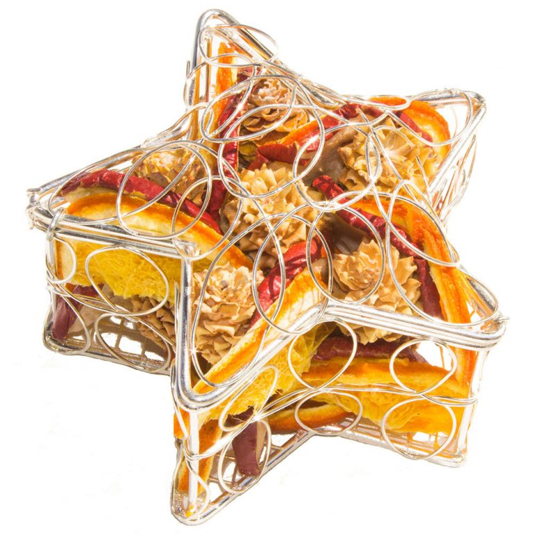 Star Caged Scented Fruit Table Decoration