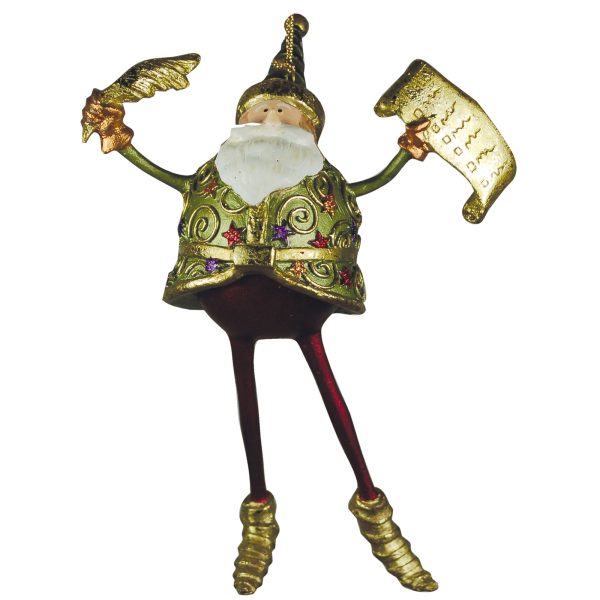 Long Leg Santa with Wish List - Carnival