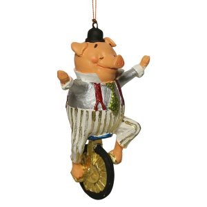 Dreamland Circus Pig on Unicycle