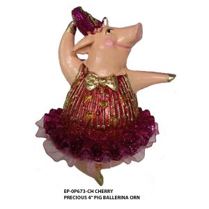 Dreamland Ballerina Dancing Pig - Cherry