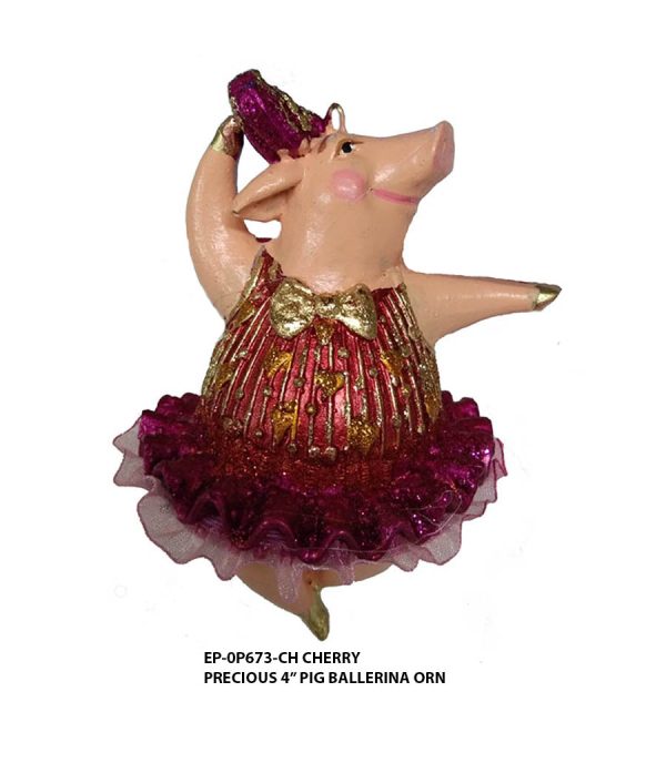 Dreamland Ballerina Dancing Pig - Cherry