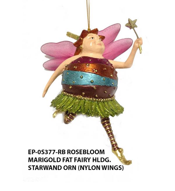 The Rosebloom Marigold Fat Fairy - Hldg Starwand